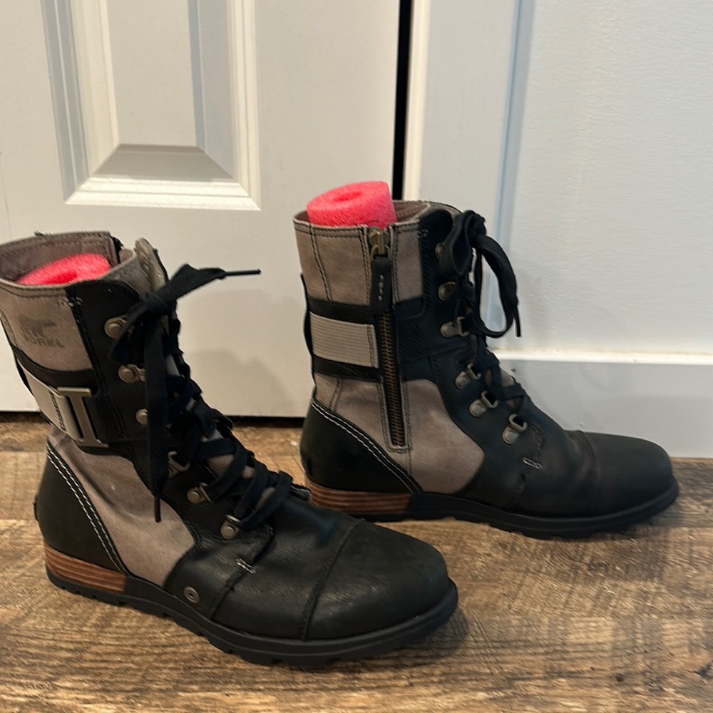 Sorel Emelie Conquest Waterproof Combat Boot